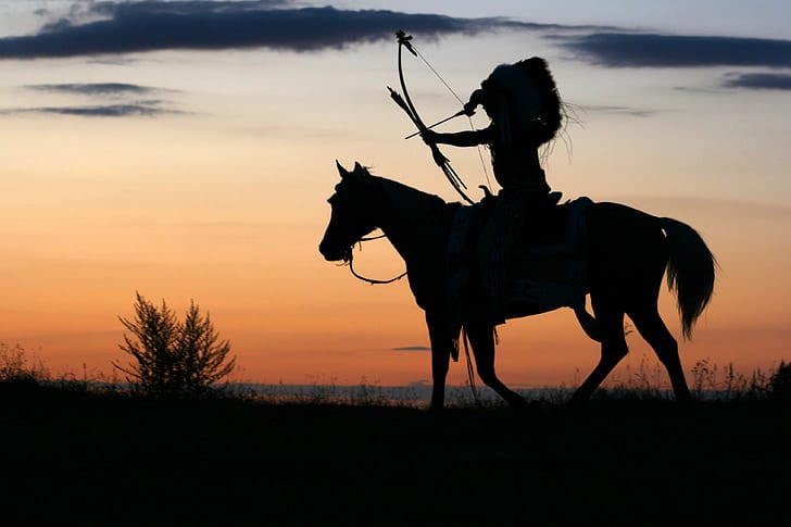 A female Native American horse.