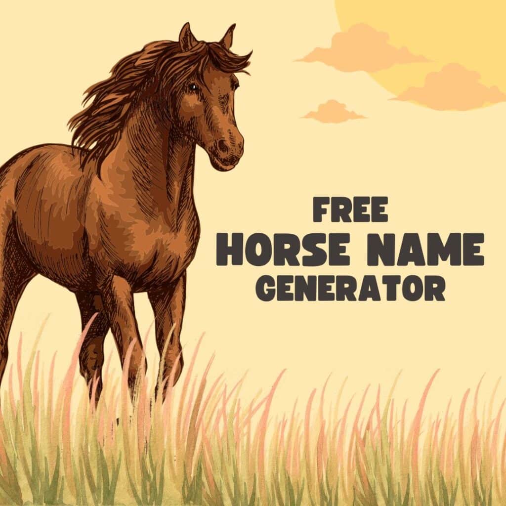 Free Horse Name Generator