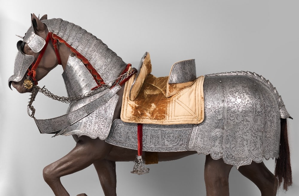Horse with armor