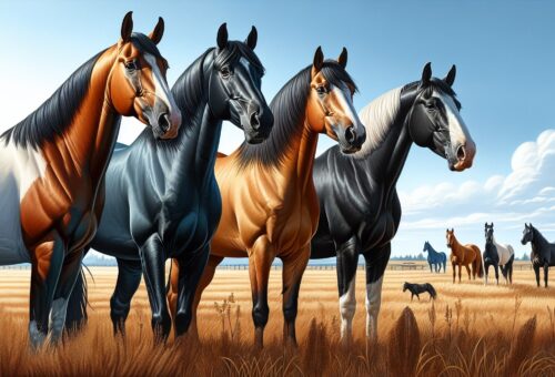 Different horse colors