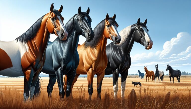 Different horse colors